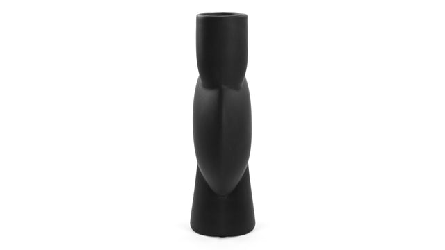Tyr - Tyr Vase, Medio, Black Ceramic