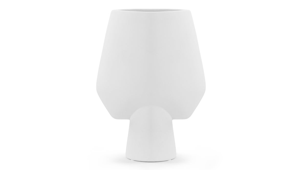 Jens - Jens Vase, Grande, Antique White Ceramic