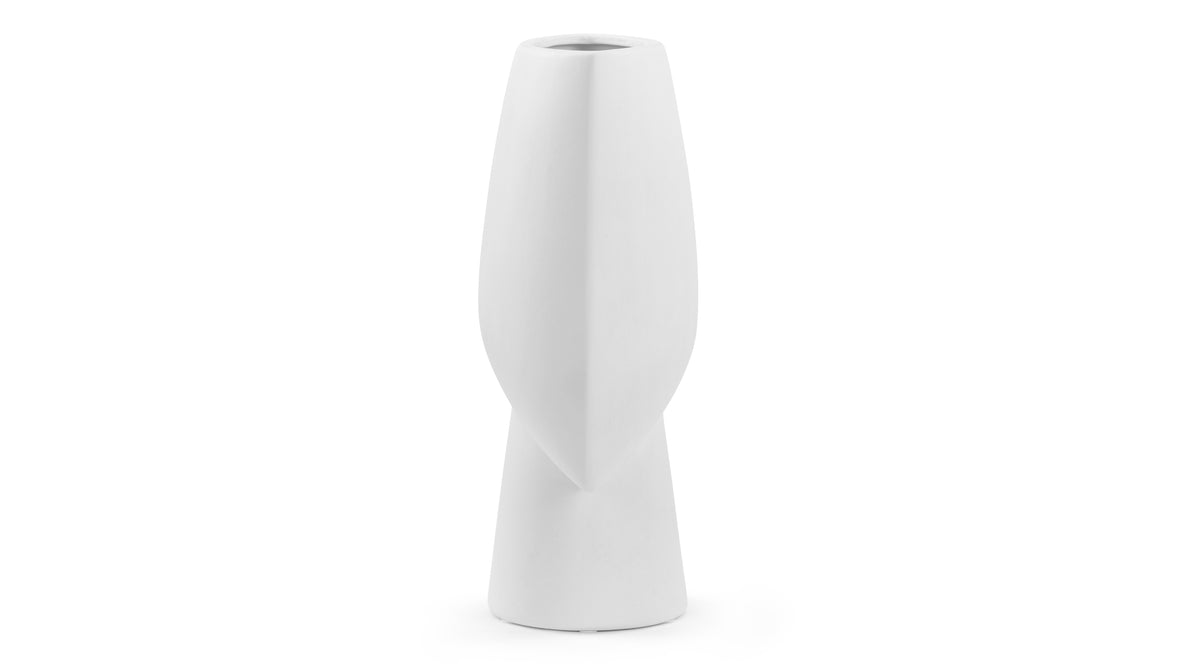 Jens - Jens Vase, Grande, Antique White Ceramic
