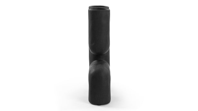 Daan - Daan Duo Vase, Mini, Black Ceramic