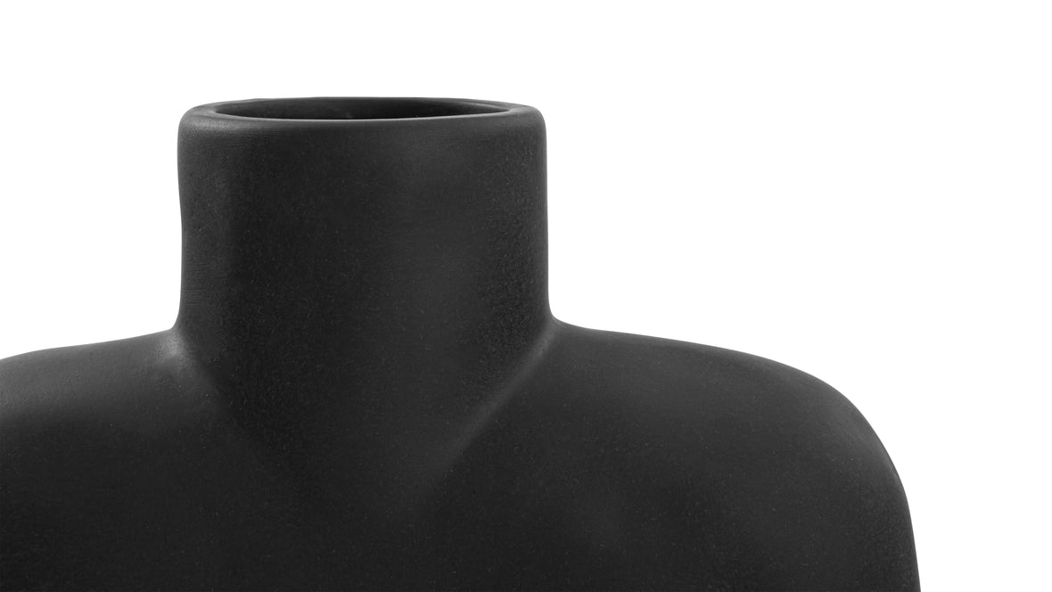 Daan - Daan Uno Vase, Mini, Black Ceramic