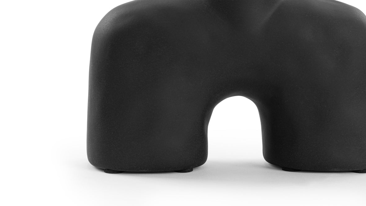 Daan - Daan Uno Vase, Mini, Black Ceramic