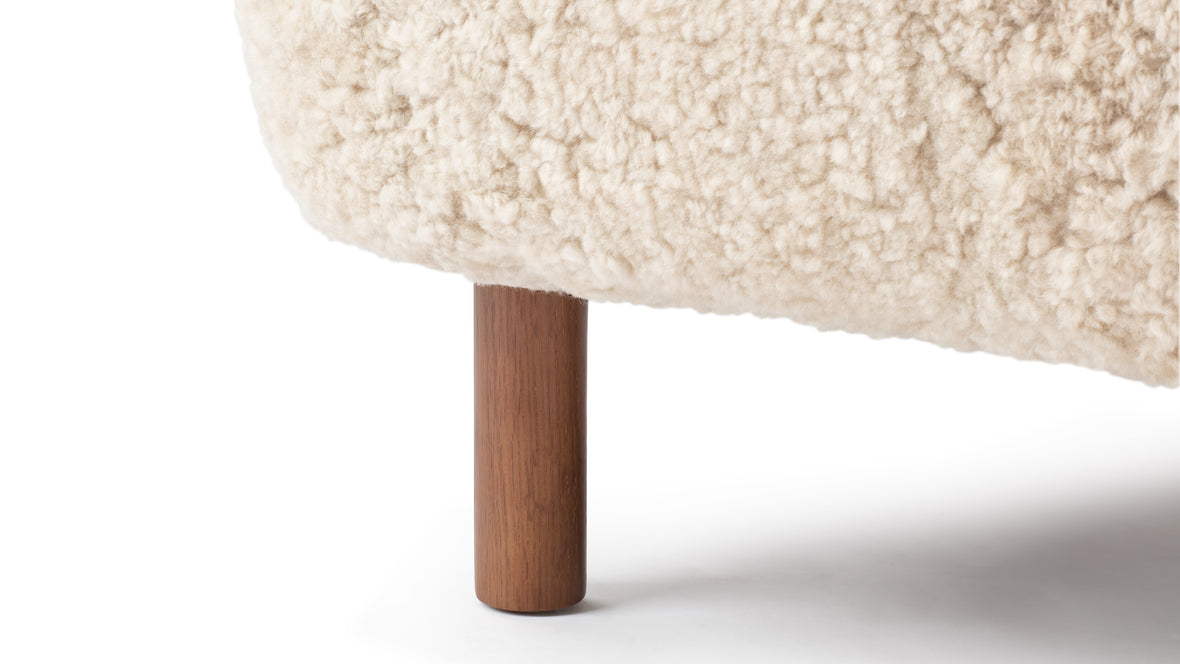 Petra - Petra Chair, Natural Luxe Sheepskin