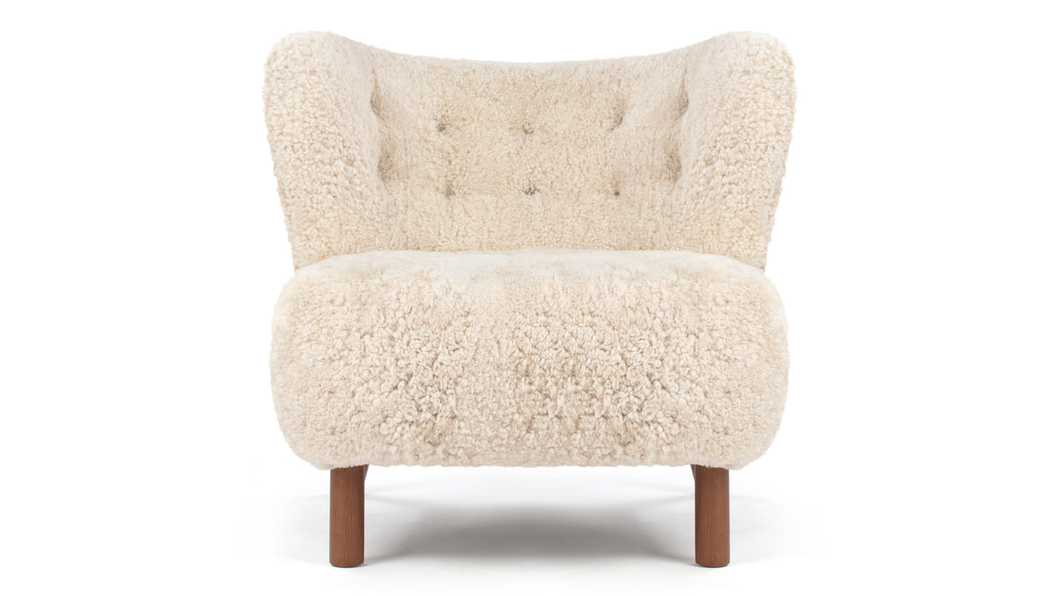 Petra - Petra Chair, Natural Luxe Sheepskin