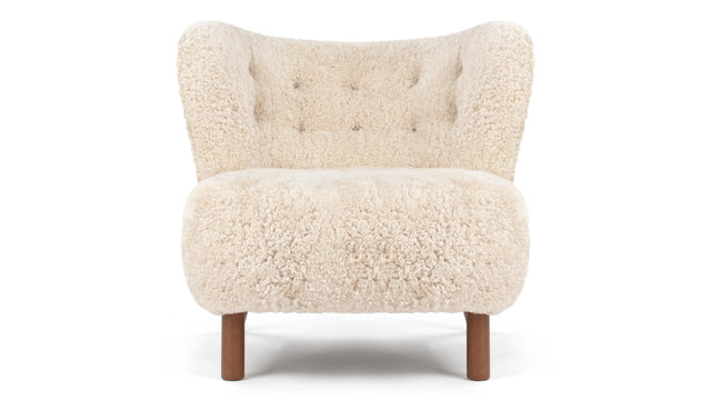 Petra - Petra Chair, Natural Luxe Sheepskin