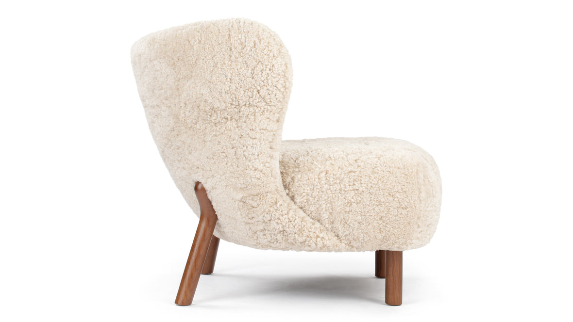 Petra - Petra Chair, Natural Luxe Sheepskin
