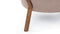 Petra - Petra Chair, Cappuccino Vegan Sherpa