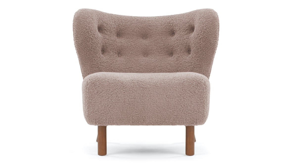 Petra - Petra Chair, Cappuccino Vegan Sherpa