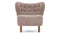 Petra - Petra Chair, Cappuccino Vegan Sherpa