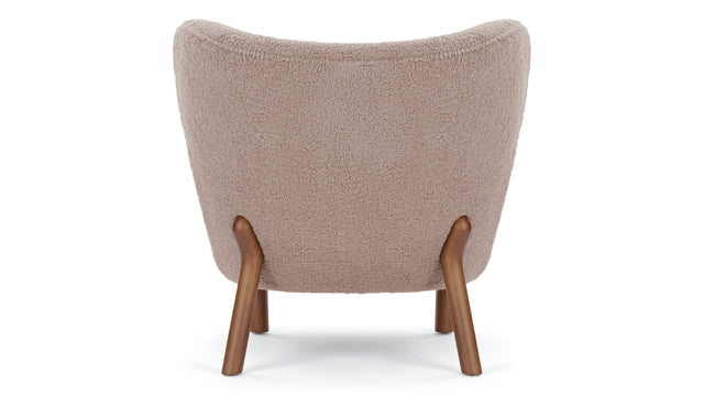 Petra - Petra Chair, Cappuccino Vegan Sherpa