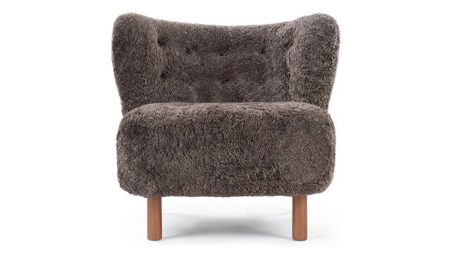 Petra - Petra Chair, Frosted Coco Luxe Sheepskin