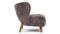 Petra - Petra Chair, Frosted Coco Luxe Sheepskin