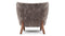 Petra - Petra Chair, Frosted Coco Luxe Sheepskin