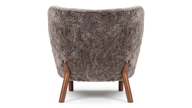 Petra - Petra Chair, Frosted Coco Luxe Sheepskin