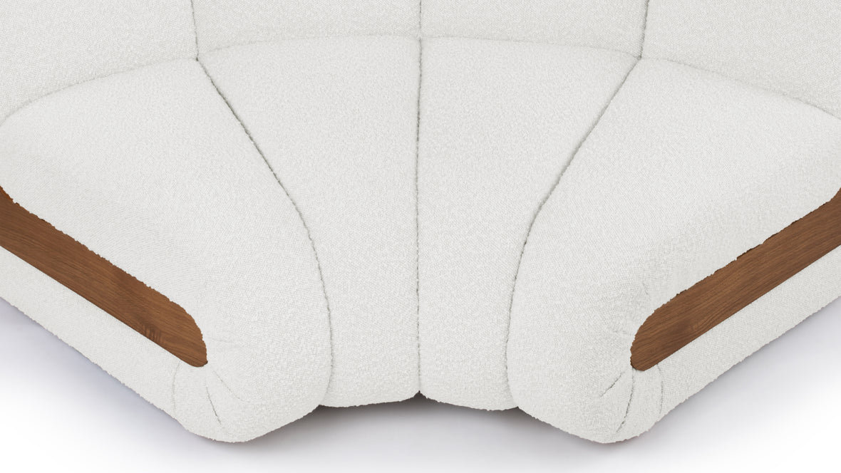 River - River Curved Module, Pearl Boucle