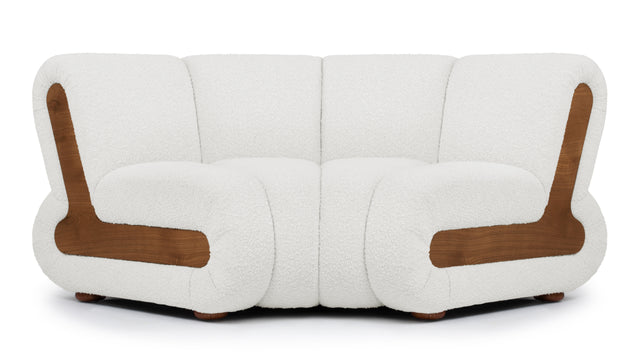 River - River Curved Module, Pearl Boucle