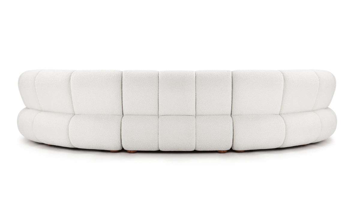 River - River Sectional, Six Seater, Pearl Boucle