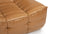 Tyge - Tyge Two Seater Sofa, Bourbon Vegan Leather