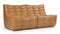 Tyge - Tyge Two Seater Sofa, Bourbon Vegan Leather