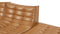 Tyge - Tyge Open End Sofa, Right, Bourbon Vegan Leather