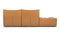 Tyge - Tyge Open End Sofa, Left, Bourbon Vegan Leather