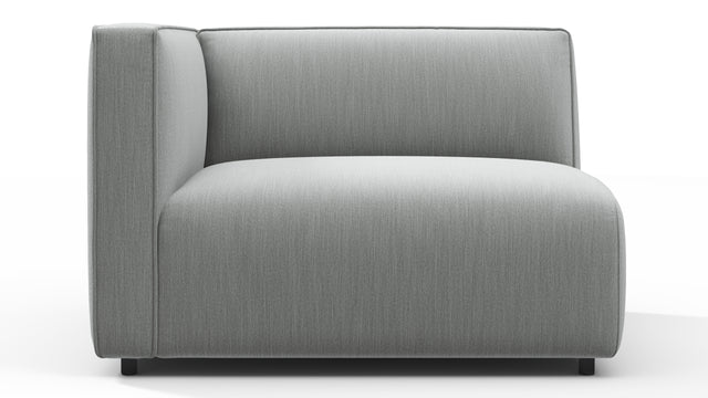 Bond - Bond Outdoor Module, Left Arm, Dove Grey Performance Weave