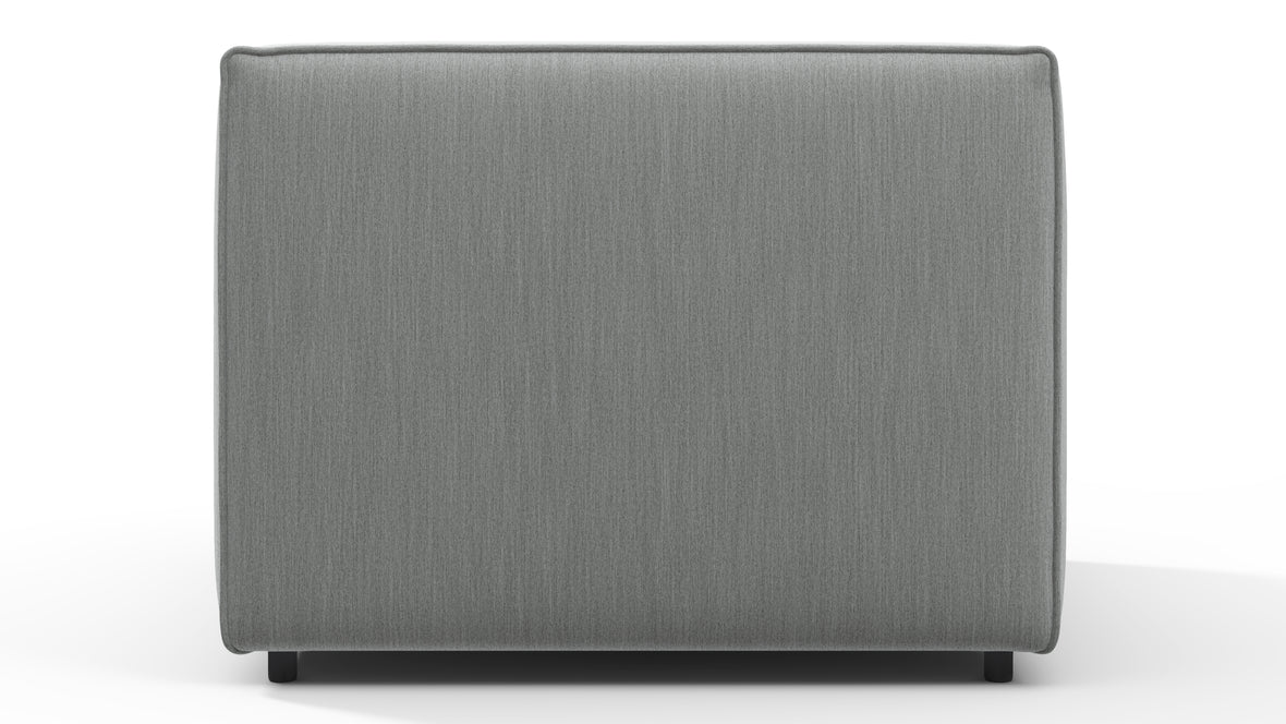Bond - Bond Outdoor Module, Left Arm, Dove Grey Performance Weave