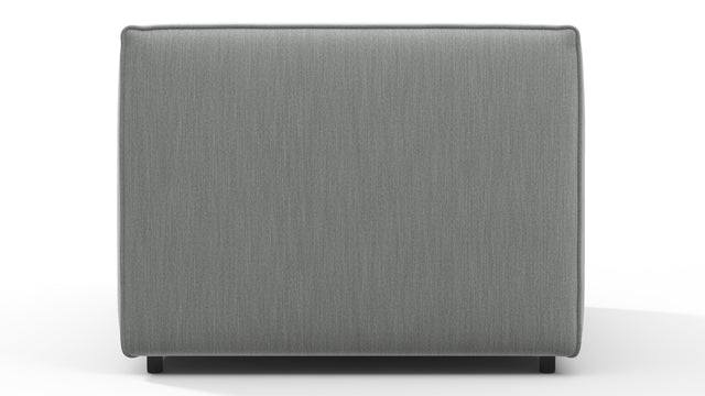 Bond - Bond Outdoor Module, Armless, Dove Grey Performance Weave
