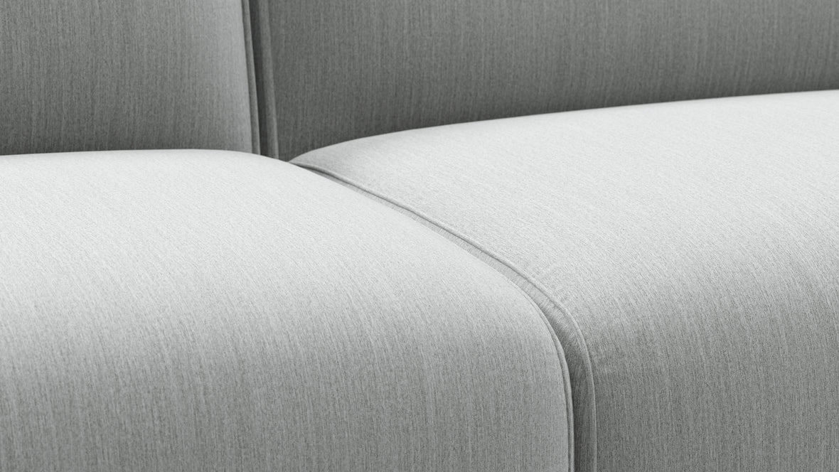 Bond - Bond Outdoor Two Seater Sofa, Dove Grey Performance Weave
