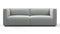 Bond - Bond Outdoor Two Seater Sofa, Dove Grey Performance Weave