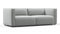 Bond - Bond Outdoor Two Seater Sofa, Dove Grey Performance Weave