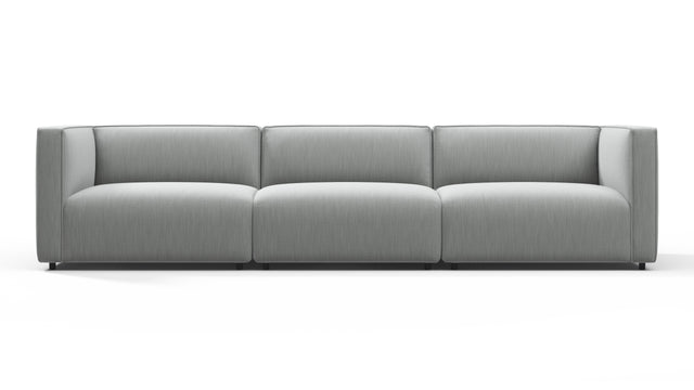Bond - Bond Outdoor Three Seater Sofa, Dove Grey Performance Weave