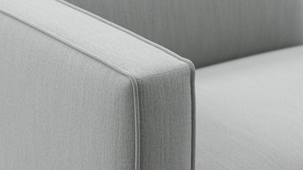 Bond - Bond Outdoor Sectional, Left Chaise, Dove Grey Performance Weave