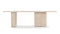 Enzo - Enzo Dining Table, Travertine, 98in