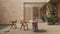 Saga - Saga Round Dining Table, Rosso Levanto Marble, 47in