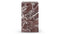 Plinth - Plinth Side Table, Rosso Levanto Marble