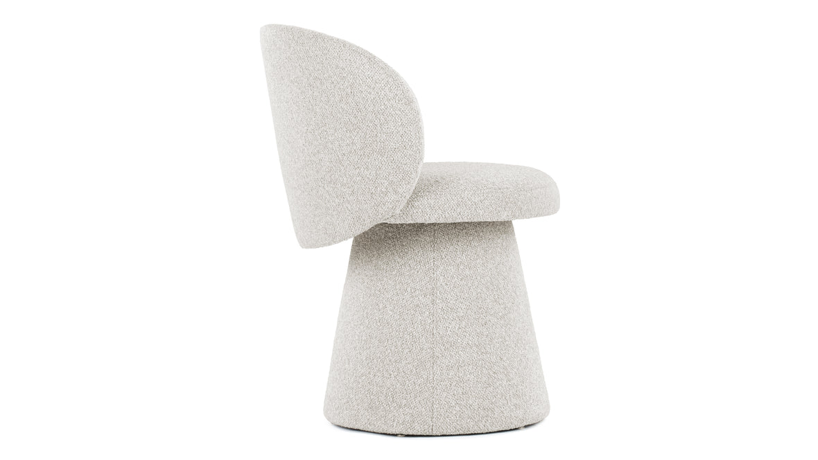 Ria - Ria Side Chair, Light Gray Weave