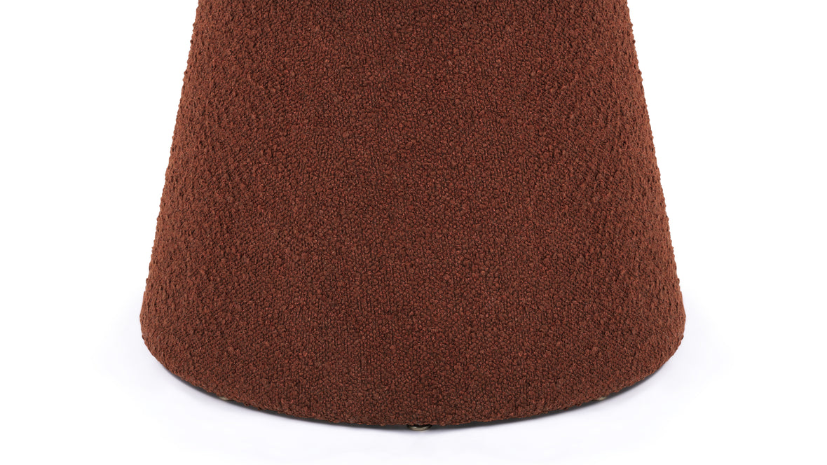 Ria - Ria Side Chair, Ginger Boucle