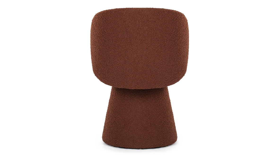 Ria - Ria Side Chair, Ginger Boucle