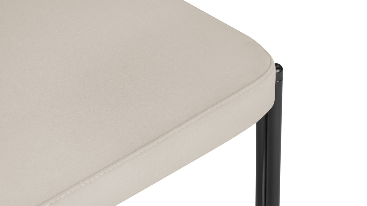 Aiko - Aiko Dining Chair, French Gray Velvet
