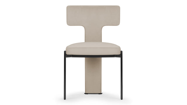 Aiko - Aiko Dining Chair, French Gray Velvet