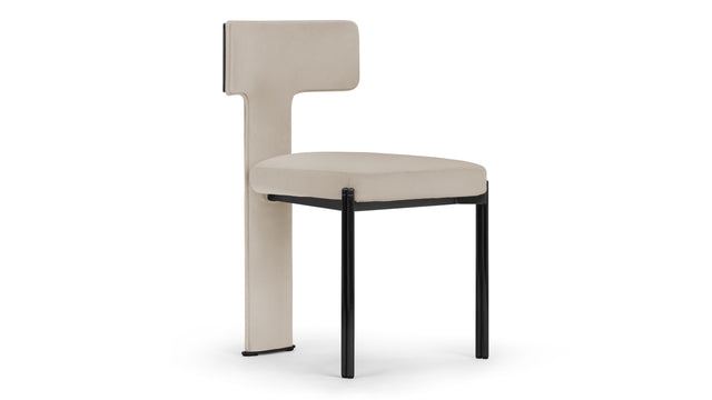 Aiko - Aiko Dining Chair, French Gray Velvet