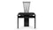 Asuka - Asuka Side Chair, Ink Black Vegan Leather