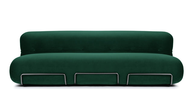 Bao - Bao Three Seater Sofa, Emerald Velvet