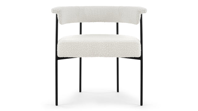 Mei - Mei Armchair, Warm White Boucle