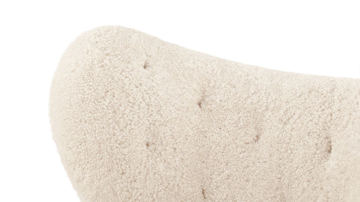 Tired Man - Tired Man Chair, Natural Luxe Sheepskin