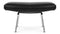 Toro - Toro Ottoman, Midnight Black Premium Leather