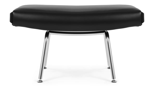 Toro - Toro Ottoman, Midnight Black Premium Leather