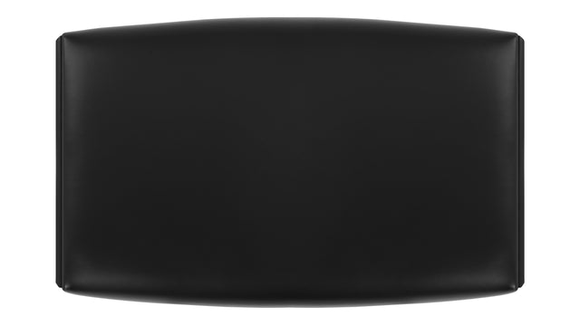 Toro - Toro Ottoman, Midnight Black Premium Leather