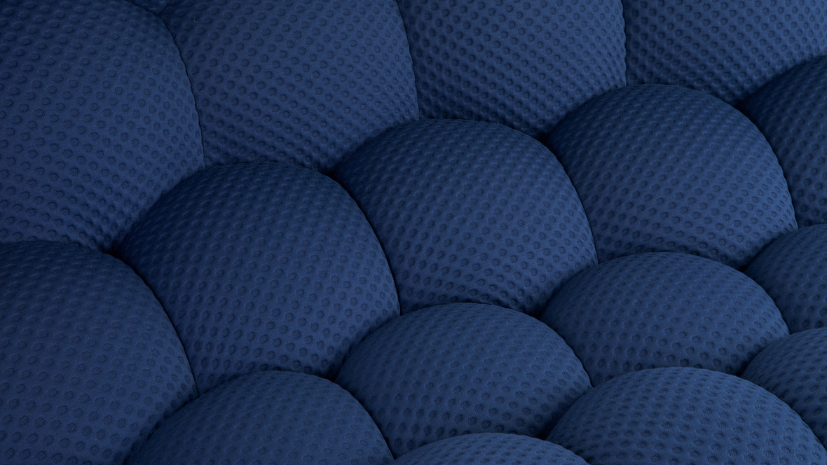 Bubble - Bubble Three Seater Sofa, Navy Textured Jersey